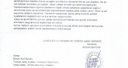 JOKEY ODALARININ AÇILMASI HAKKINDA