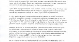 Seyis sayısının arttırılması hakkında…