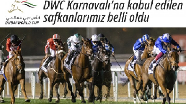 World Cup Karnavalı’na kabul edilen safkanlarımız belli oldu