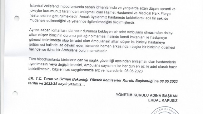 Anlaşmalı olan hastanelerin uyarılması ve Ambulans sayısının arttırılması hakkında…