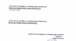 MUVAFAKATNAME VEREN JOKEY/APRANTİLER