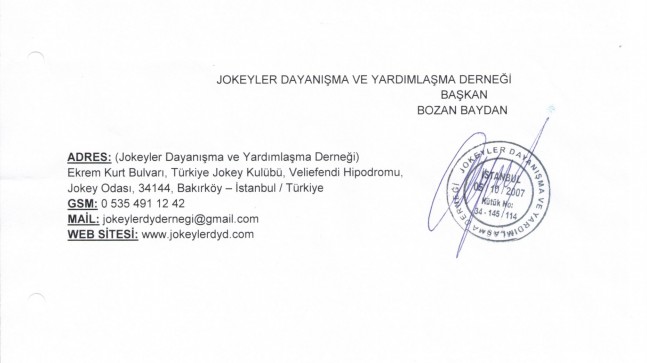 AT SAHİBİ BELGESİ HAKKINDA…