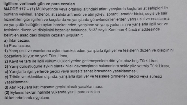 idari yaptırımlar hakkında
